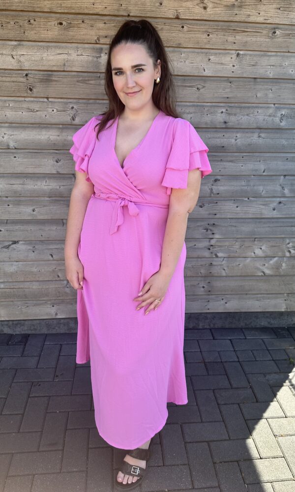 Anna Dress - Barbie Pink